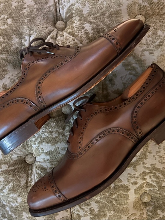 Church\'s Brown Leather Brogue Oxfords main image 3